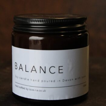 72 Balance Scented Soy Candle – Hand-Poured Aromatherapy Glow